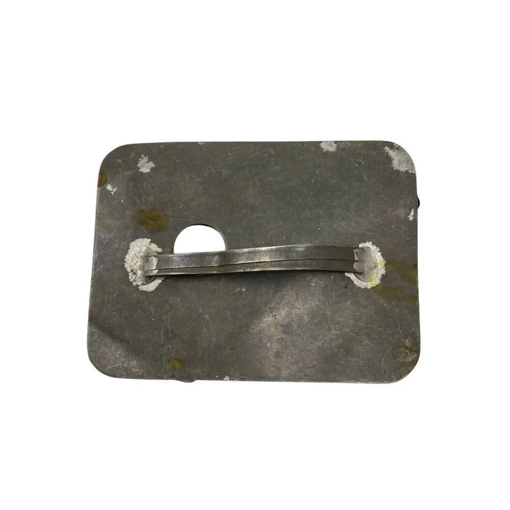 Privative Folk Art Antique Soldered Tin Cookie Cutter with Handle Goose Bird